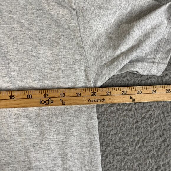 American Giant T Shirt Men Large Gray Crewneck American Made Flag Collection USA - Picture 9 of 9